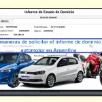 4 maneras de solicitar el informe de dominio automotor en Argentina